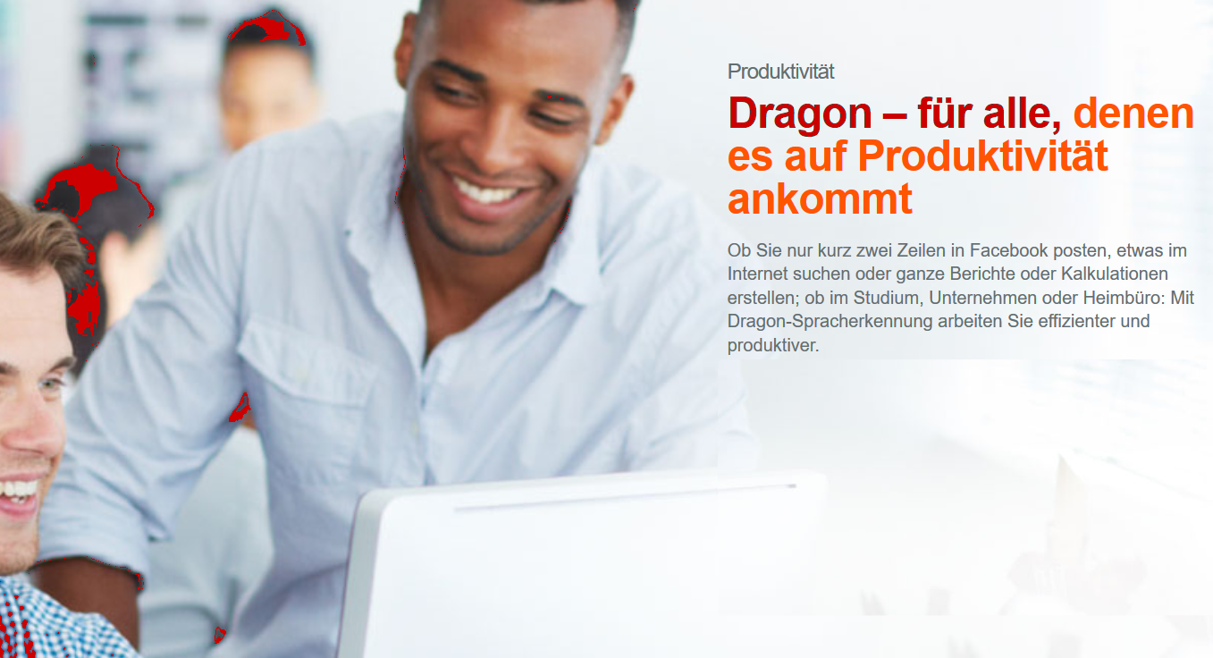 Dragon Spracherkennung Produktivität